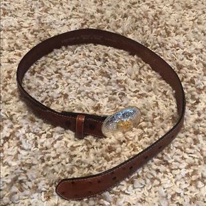 Nacona leather belt and buckle